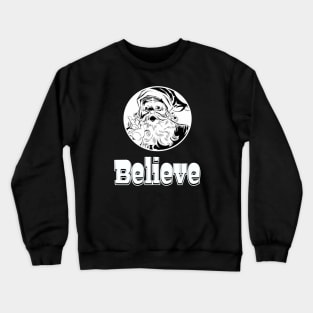 Santa Believe Graphic Crewneck Sweatshirt